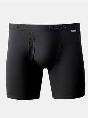 Nads Organic Cotton Boxer Briefs - Black